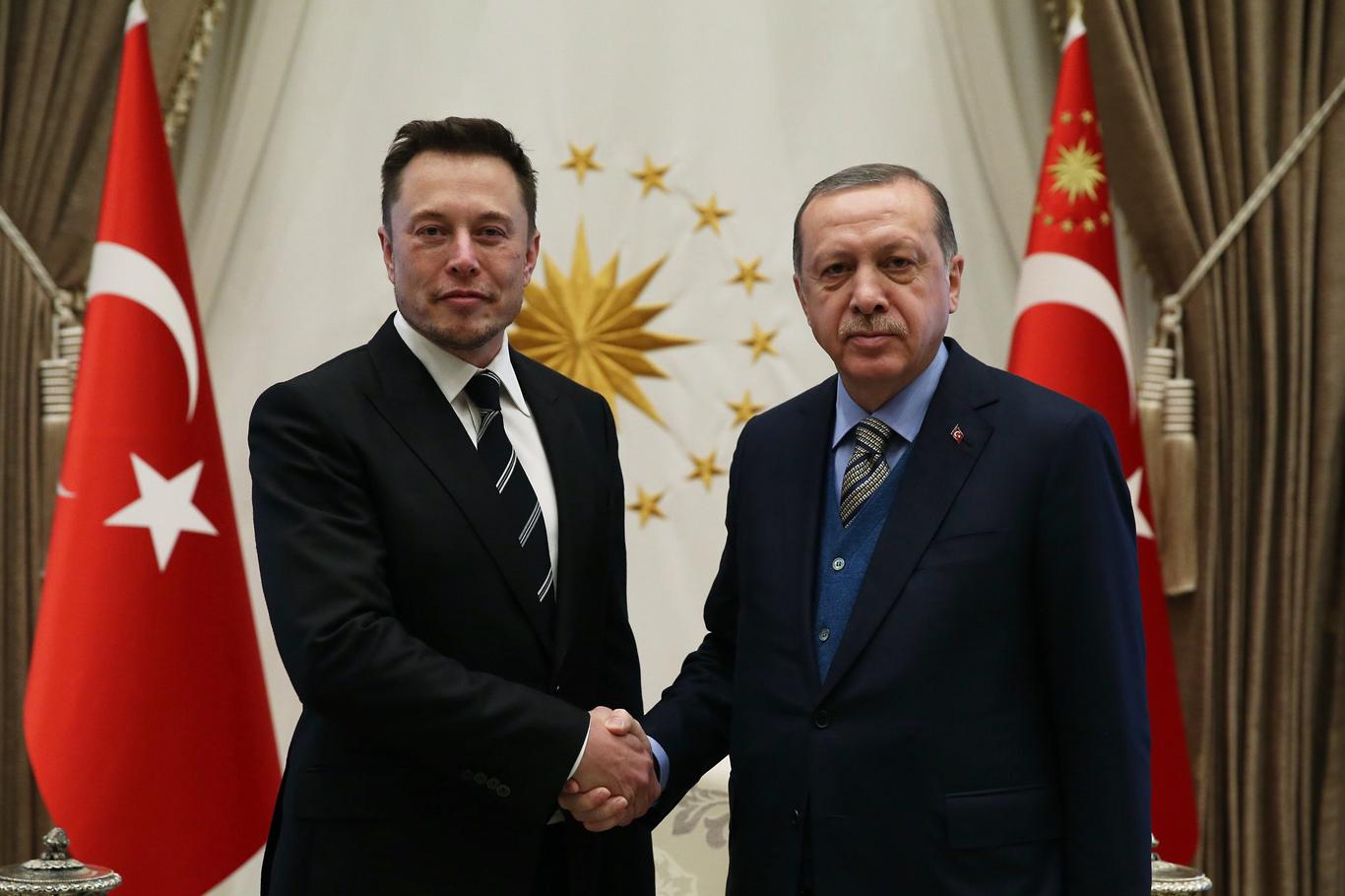 Erdoğan, Elon Musk’ı kabul etti Erdoğan, Elon Musk’ı kabul etti